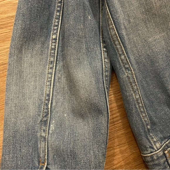 VTG Chaps Women Jean Jacket 90s Y2K Relaxed Fit Sz Large - Picture 7 of 7